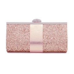 Rhinestone Sequin Dinner Clutch Bag Chain Shoulder Evening Bag