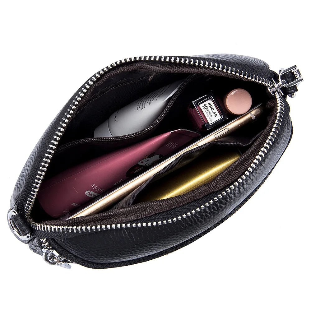 Women Leather Shoulder Bag Large Capacity Messenger Bag
