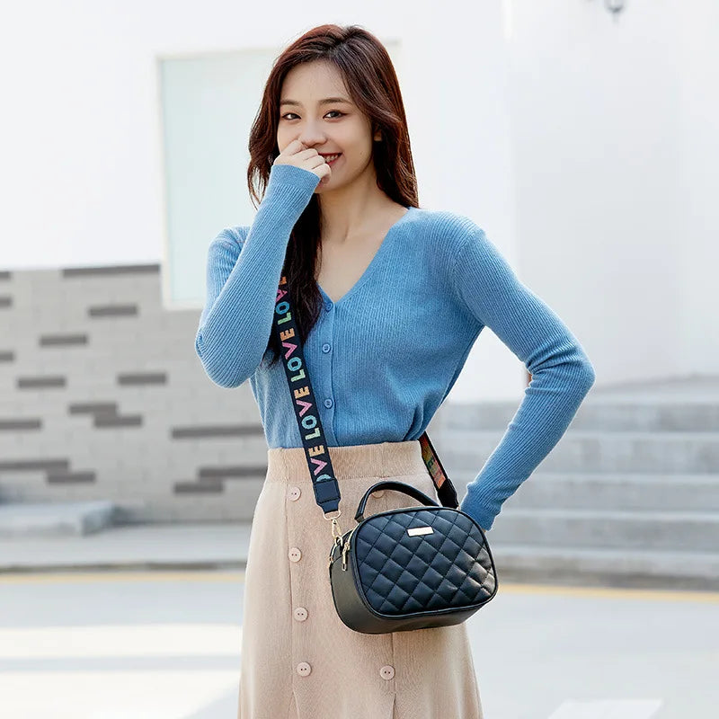 Women's Small Messenger Bag Shoulder Handbag Cross-body Bag Embroidery Casual