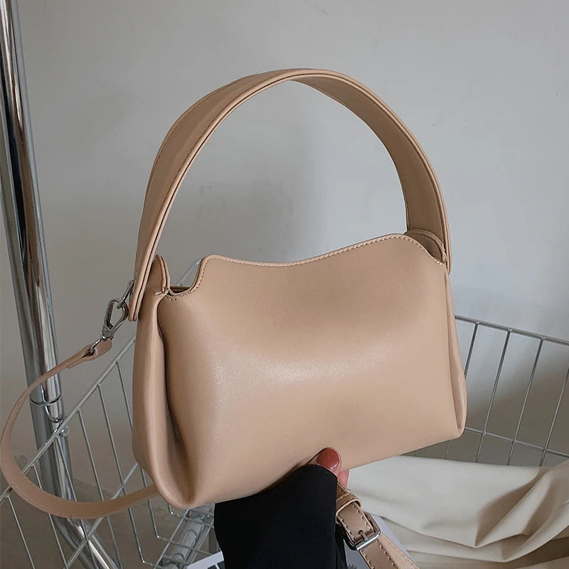 Soft PU Leather Shoulder Messenger Bags for Women Vintage Handbags