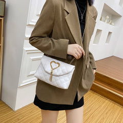 Women's Tassel Messenger Bag with Embroidery