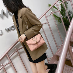 Women's Tassel Messenger Bag with Embroidery