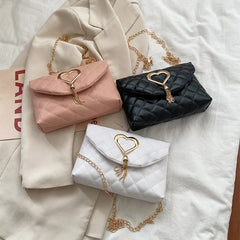 Women's Tassel Messenger Bag with Embroidery