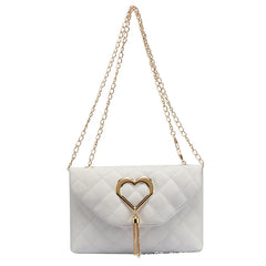 Women's Tassel Messenger Bag with Embroidery