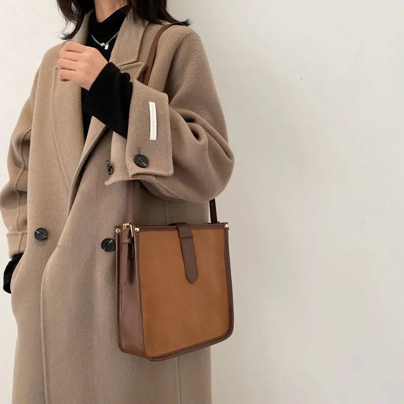 Vintage Women Shoulder Bags Crossbody PU Leather Handbags Large Totes
