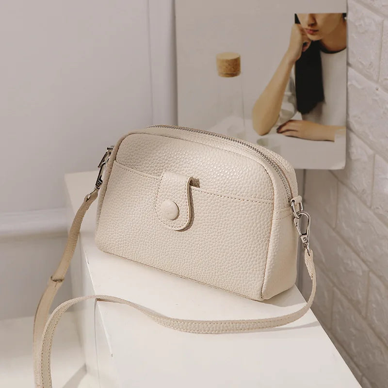 Women Crossbody Bag Soft PU Leather Purse Tote Handbag