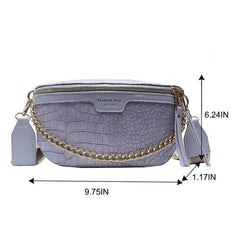 Women's Fanny Pack Thick Chain Shoulder Crossbody Bag