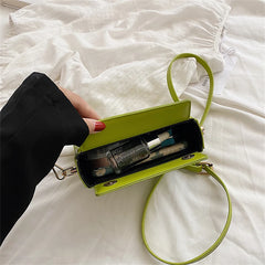 Women's Small Crossbody Bag Purses and Handbags Lingge PU Leather Shoulder Bags