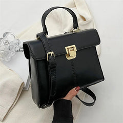 Graffiti Messenger Bag PU Crossbody Daily Tote Shoulder Bag