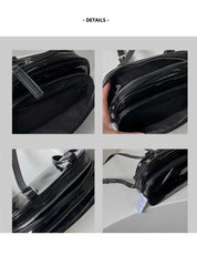 Small Women's Patent Leather Backpack for Girls