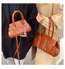 Soft Leather Shoulder Messenger Handbag
