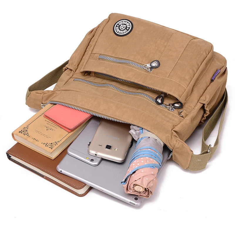 Nylon Crossbody Bags for Women Travel Shoulder Bags