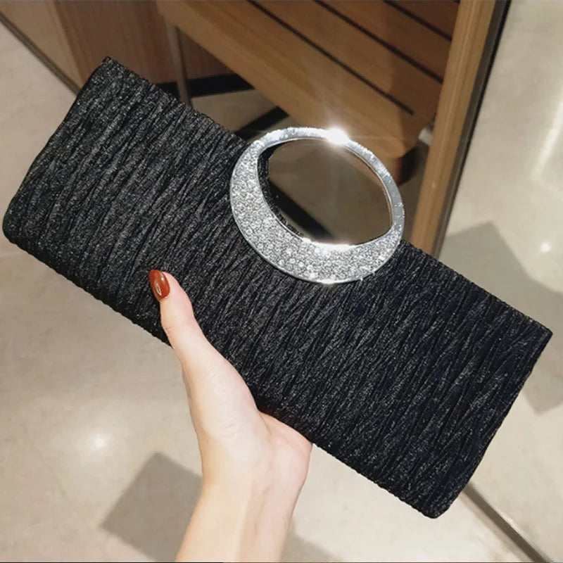 Princess Banquet Handbag Wrinkled Women's Bag