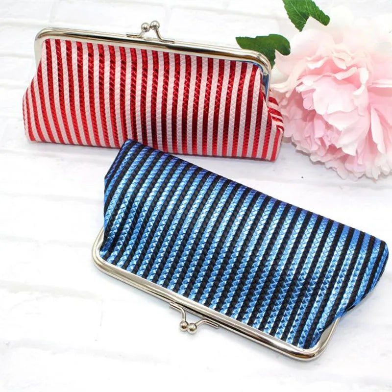 M210 Braided Stripe Womens Clutch Bag