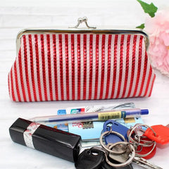 M210 Braided Stripe Womens Clutch Bag