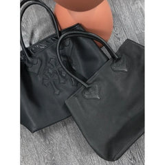 MBTI Casual Soft Tote Bag Summer Pu Leather Large Capacity Shoulder Bag