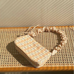 MBTI Plaid Shoulder Bag for Women All-match Crossbody Handbag