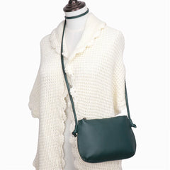 Leather Crossbody Bag Small Shoulder Messenger Purses