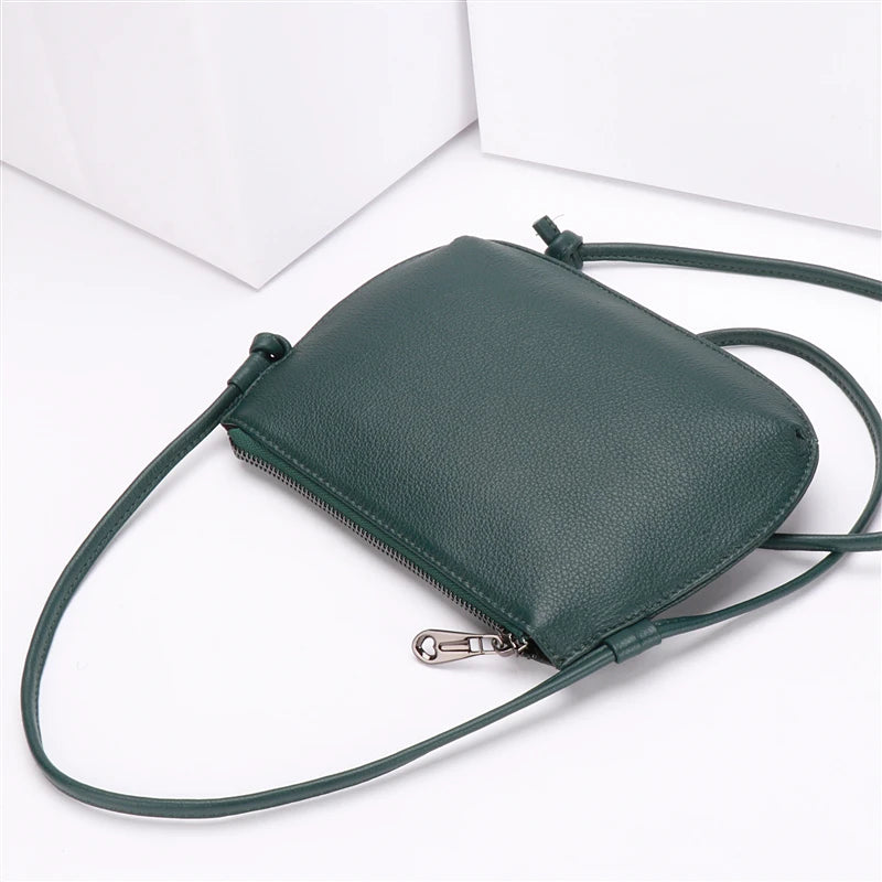 Leather Crossbody Bag Small Shoulder Messenger Purses