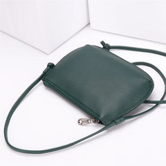 Leather Crossbody Bag Small Shoulder Messenger Purses