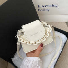 Small Square Bag for Crossbody Shoulder Handbags Youth Ladies