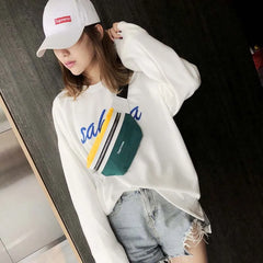 Women Waist Bag Irregular Splice Money Phone Belt Bag Leather Bum Hip Bag