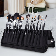 Makeup Brush Case Zipper Carrying Bag Brush Holder Organizer