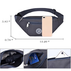 Waterproof Waist Bag Fanny Pack for Men Women Crossbody Belt Bum Hip Belly Phone