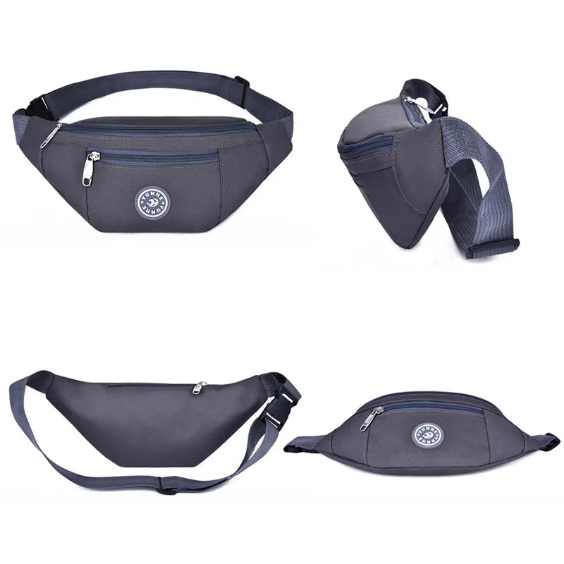 Waterproof Waist Bag Fanny Pack for Men Women Crossbody Belt Bum Hip Belly Phone