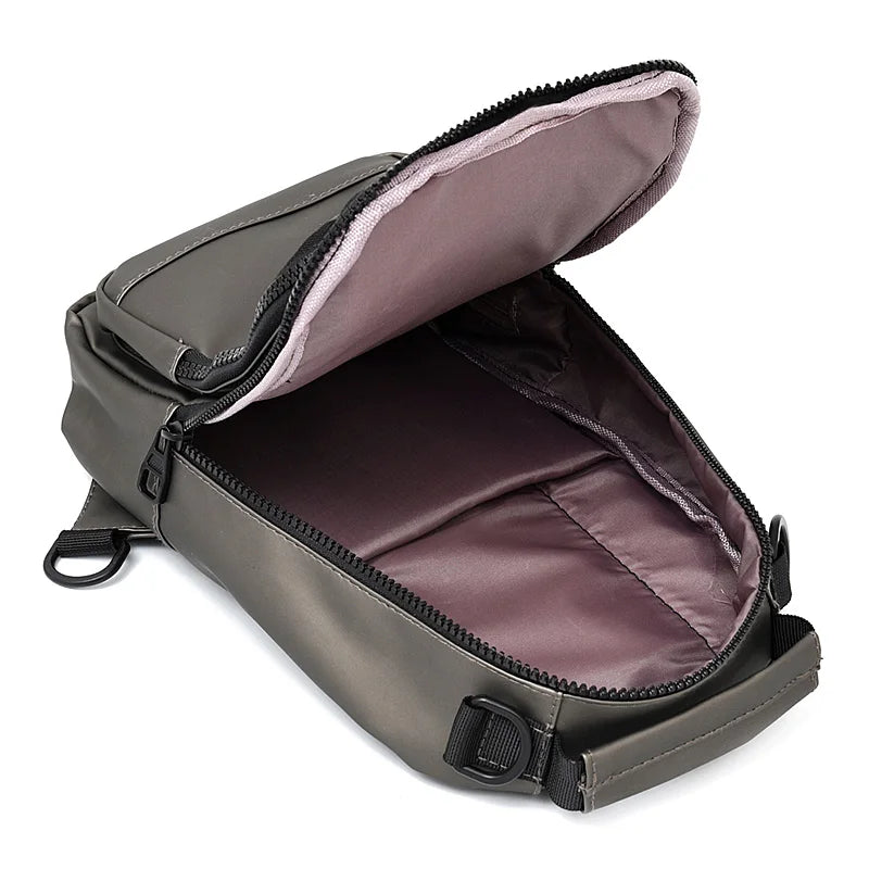 Canvas Waist Bag Crossbody Chest Bag Hip Bag Shoulder Bag