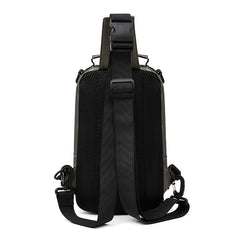 Canvas Waist Bag Crossbody Chest Bag Hip Bag Shoulder Bag