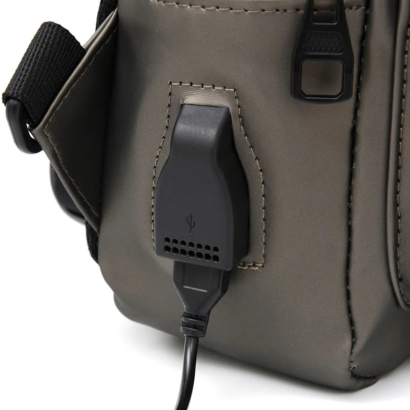 Canvas Waist Bag Crossbody Chest Bag Hip Bag Shoulder Bag