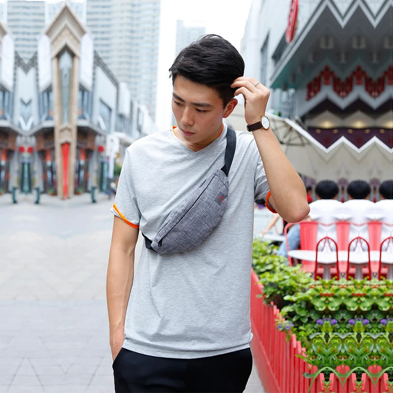 Canvas Hip Bag Waist Pack Fanny Pouch for Men and Women