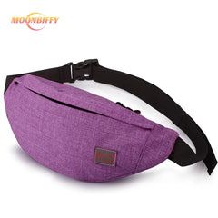 Canvas Waist Bag Pack for Men and Women
