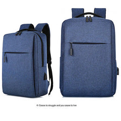 Business Casual USB Charging Waterproof Laptop Backpack