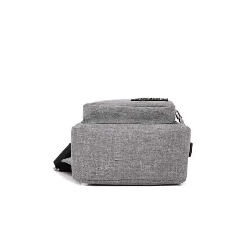 Anti Theft Crossbody Bag USB Charging Shoulder Bag Men School Trip Messenger Bag