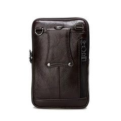 Men's Leather Travel Waist Bag Fanny Pack Messenger