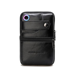 Men's Leather Travel Waist Bag Fanny Pack Messenger