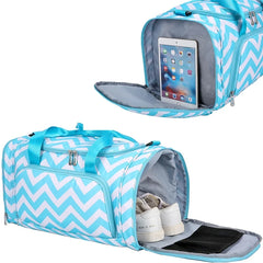 Large Duffle Bag with Shoe Compartment for Travel and Gym