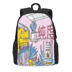 Maneki Wash Backpacks Men's and Women's Bag