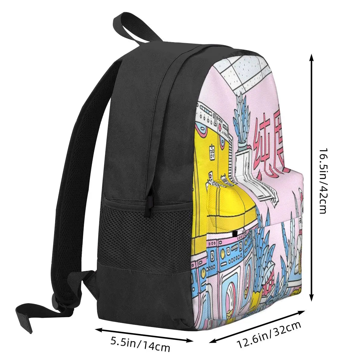 Maneki Wash Backpacks Men's and Women's Bag