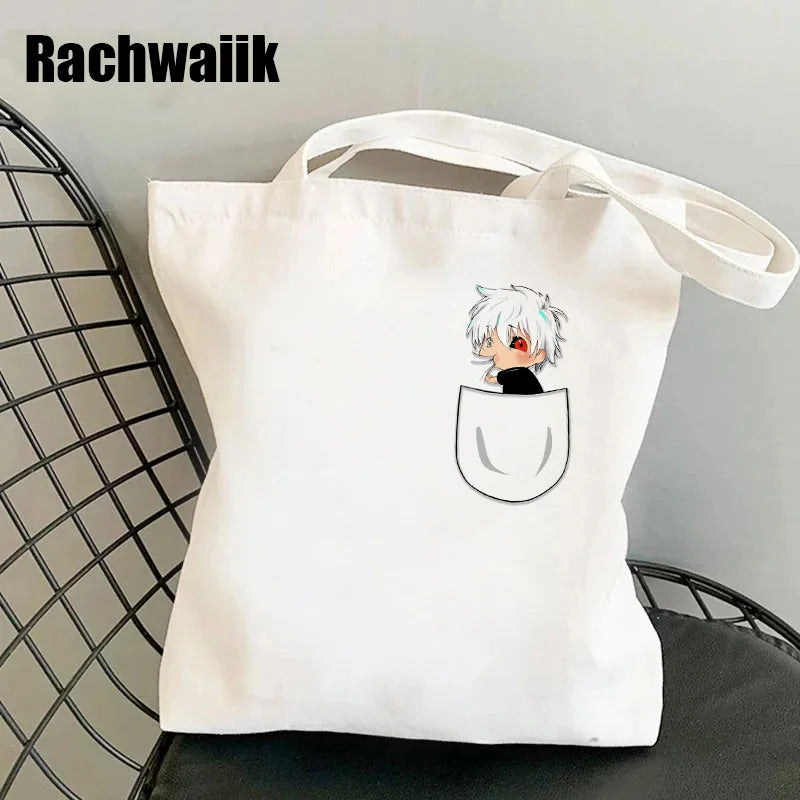 Tokyo Ghoul Tote Bag Harajuku Shopper Canvas Shoulder