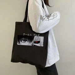 Tokyo Ghoul Tote Bag Harajuku Shopper Canvas Shoulder