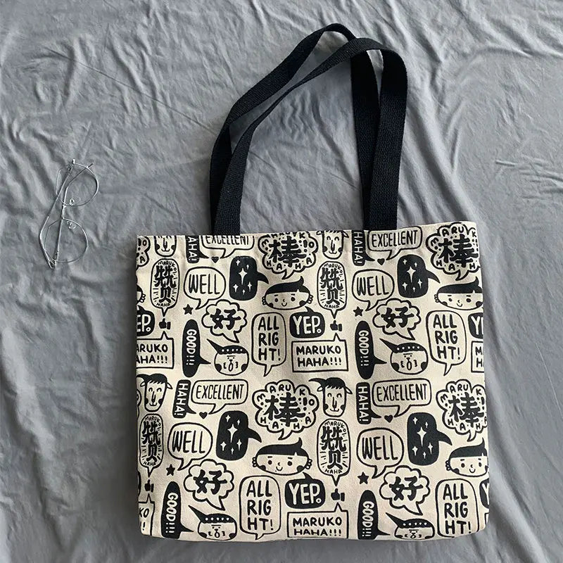 Mara's Dream High Capacity Women's Tote Bag Canvas Shopper Bag