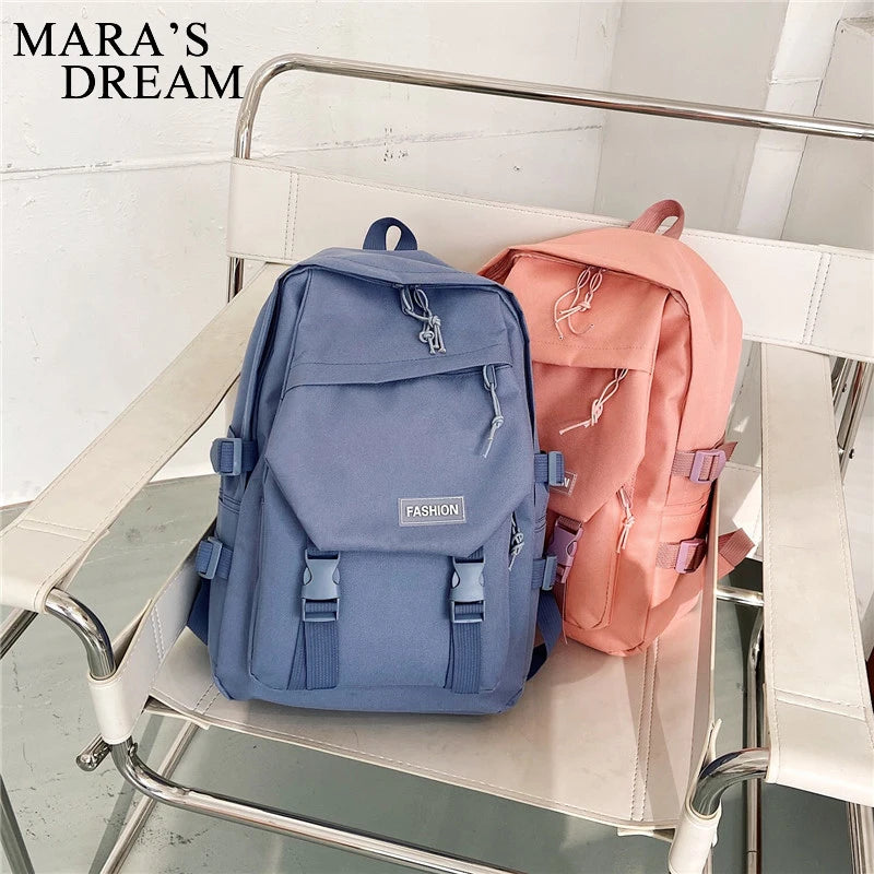 Mara's Dream Nylon Backpack for Junior High School Students