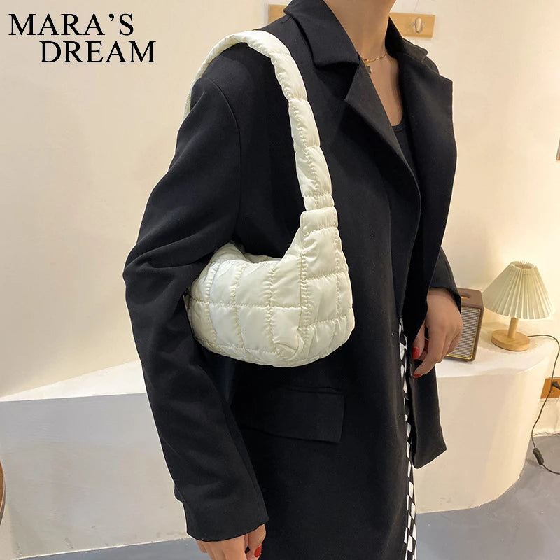 Mara's Dream Space Pad Cotton Women Shoulder Bag Soft Casual Female Shopper Bag