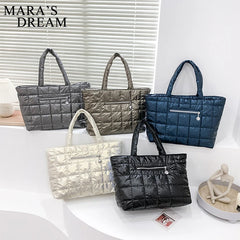 Mara's Dream Winter Down Bags Space Cotton Handbags Women's Bags