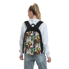 M. Gubler Men's & Women's Plain Backpack - Handbag for Girls