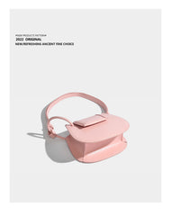 Maxdutti Leather Messenger Bag Women Candy Color