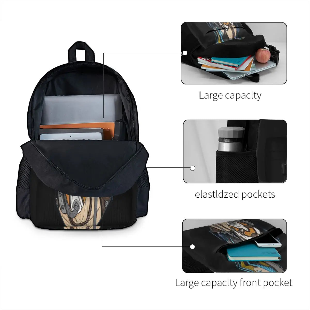 Maya&Krieg Eco Friendly Backpack For Women Men's Bag